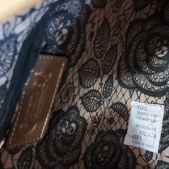 Carlos Santana Faux rosegold croco bag - Picture 6 of 7